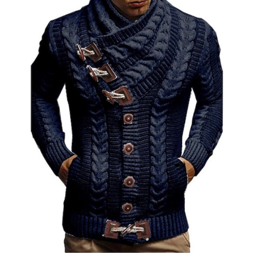 European Men’s Turtle Neck Sweater